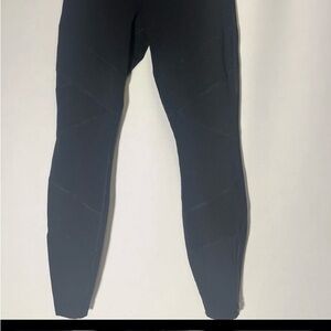 Athleta Black Leggings Sophia Street Moto Ankle Zip